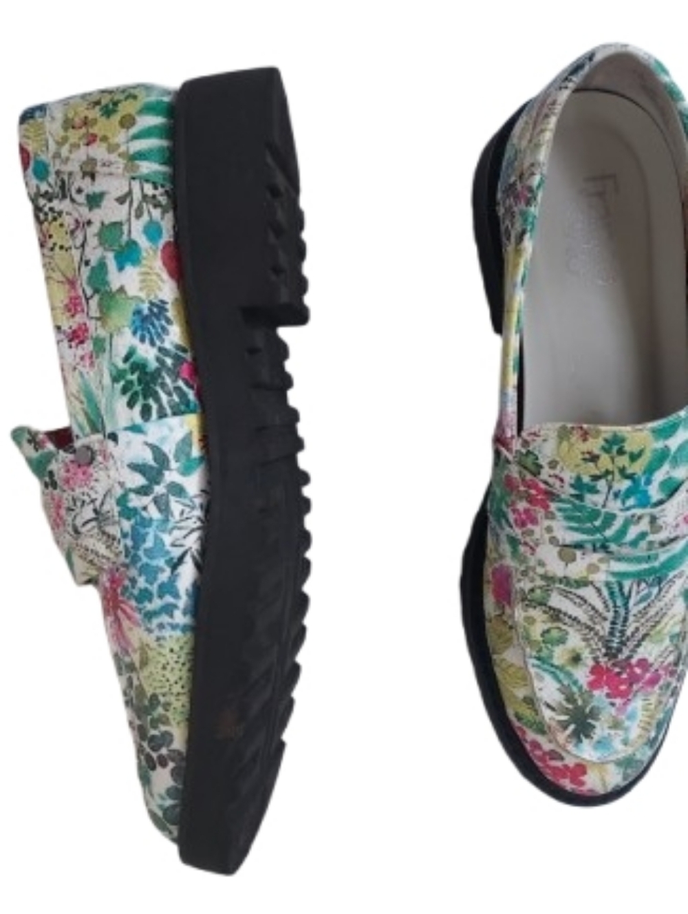 Franco Sarto NEW Cassandra Floral Loafer Slip On Shoes Size 8.5 - Picture 3 of 10